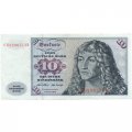 ФРГ (Германия) 10 марок 1970 год - VF+