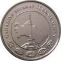 Туркменистан 1 тенге 2009 год