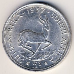 ЮАР 5 шиллингов 1957 год