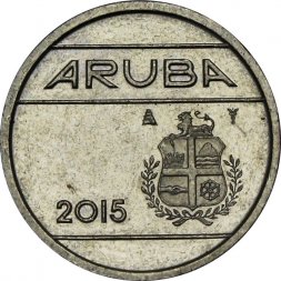 Аруба 10 центов 2015 год