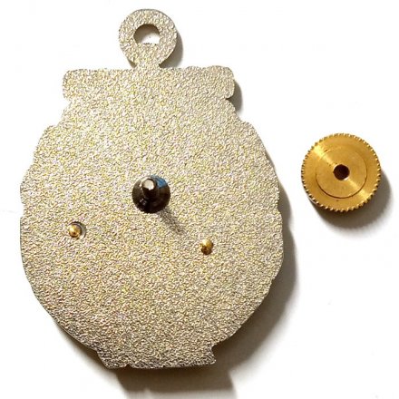 Знак Подводный крейсер К-186 &quot;Омск&quot;. 25 лет (серебристый)