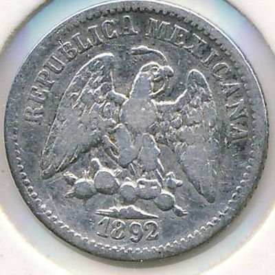 Мексика 5 сентаво 1892 год