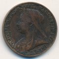 Великобритания 1 фартинг 1899 год