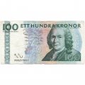 Швеция 100 крон 2009 год - Карл Линней VF