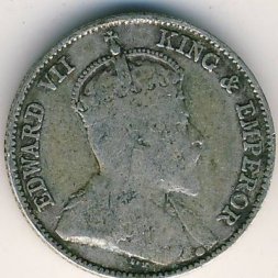 Гонконг 10 центов 1902 год