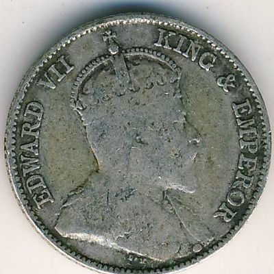 Гонконг 10 центов 1902 год