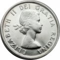 Канада 1 доллар 1958 год - 100 лет со дня основания Британской Колумбии