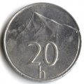Словакия 20 гелеров 1998 год