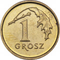 Польша 1 грош 2015 год