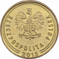 Польша 1 грош 2015 год