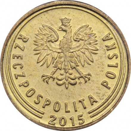 Польша 1 грош 2015 год