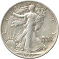 США 1/2 доллара 1942 год -  &quot;S&quot; (Сан-Франциско)