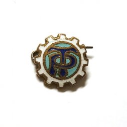 Значок ДСО Трудовые резервы фрачник, металл