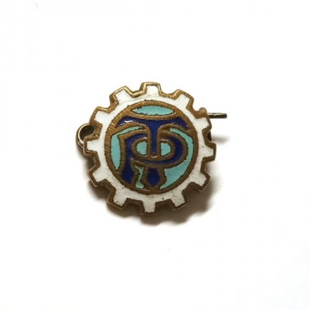 Значок ДСО Трудовые резервы фрачник, металл