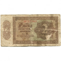 ГДР 2 марки 1948 год - G