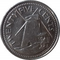 Барбадос 25 центов 2009 год