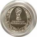Памятная медаль (жетон) Чемпионат мира по футболу FIFA 2018 Забивака. Гознак, серебро СПМД