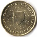 Нидерланды 20 евроцентов 2007 год