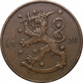 Финляндия 10 пенни 1920 год