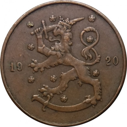 Финляндия 10 пенни 1920 год