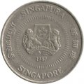 Сингапур 10 центов 1987 год