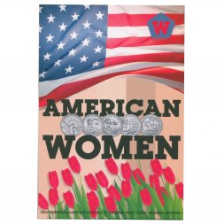 Набор из 20 монет 25 центов США 2022-2025 года серии "Американские женщины", в альбоме