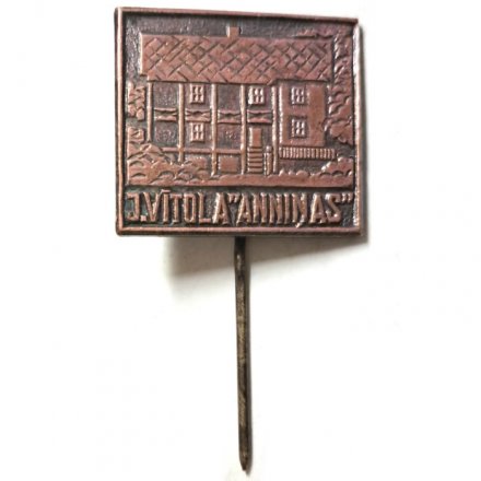 Значок-иголка J. Vitola &quot;Anninas&quot;. Музей Язепса Витолса &quot;Анниняс&quot;