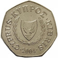 Кипр 50 центов 2004 год - Похищение Европы Зевсом UNC