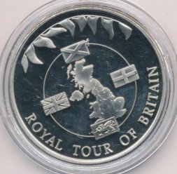 Фолклендские острова 50 пенсов 2002 год