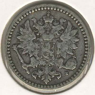 Финляндия 50 пенни 1871 год
