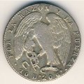 Чили 2 реала 1844 год