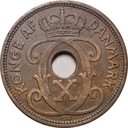 Дания 5 эре 1935 год