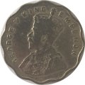 Британская Индия 1 анна 1928 год - Без отметки монетного двора