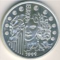 Франция 6.55957 франков 1999 год - Введение евро