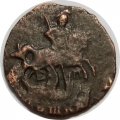 Полушка 1766 год ЕМ  Екатерина II (1762 - 1796) - VF-