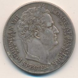 Дания 1 специдалер 1848 год