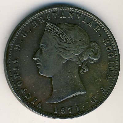 Джерси 1/13 шиллинга 1871 год