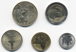 Набор из 5 монет Колумбия 2012 - 2016 год - Флора и фауна