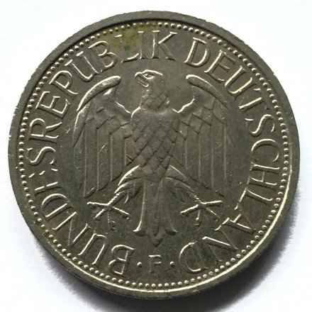ФРГ 1 марка 1987 год (F)