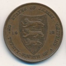Джерси 1/24 шиллинга 1913 год