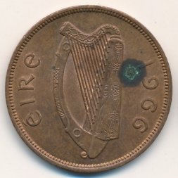 Ирландия 1 пенни 1966 год