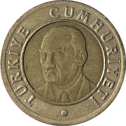 Турция 1 новая лира 2005 год