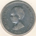 Испания 5 песет 1890 год