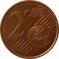 Италия 2 евроцента 2017 год