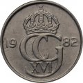 Швеция 10 эре 1982 год - Король Карл XVI Густав
