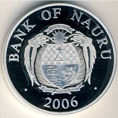 Науру 10 долларов 2006 год