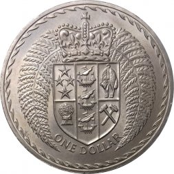 Новая Зеландия 1 доллар 1967 год