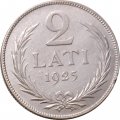 Латвия 2 лата 1925 год