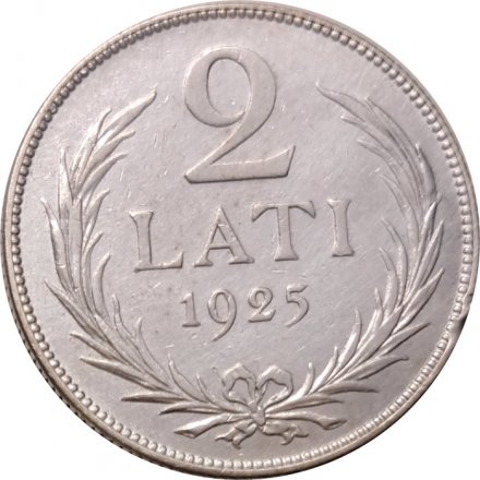 Латвия 2 лата 1925 год