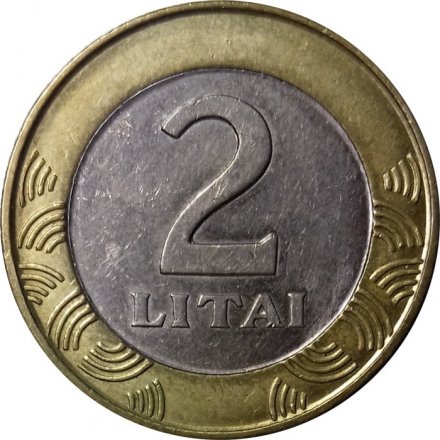 Литва 2 лита 1999 год